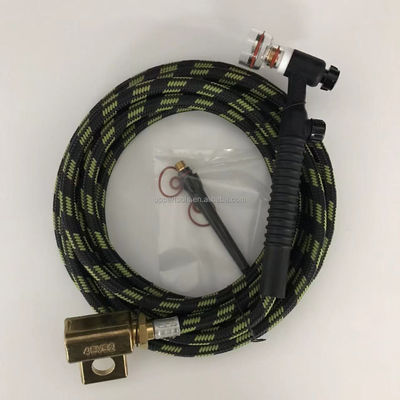 Tocha de solda WP-18 TIG personalizada com cabeça flexível e botão de interruptor resfriado a água