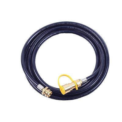 12 pés 24 pés de borracha natural de gás de soldagem Lpg mangueira com 3/8 polegadas Quick Connect / Desconectar para Grill