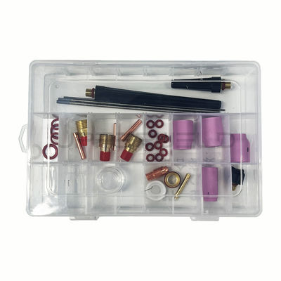 WP9/20 Tocha TIG Lente de gás Queda Coleta Kit Bocal de cerâmica Modelo 53N e 13N Série