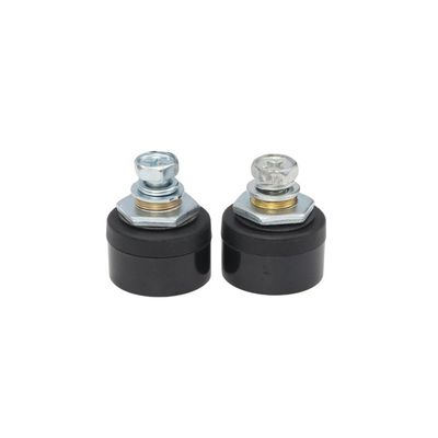 Conector de cabo de soldadura 10-25 feminino tipo europeu em preto para desempenho de soldadura