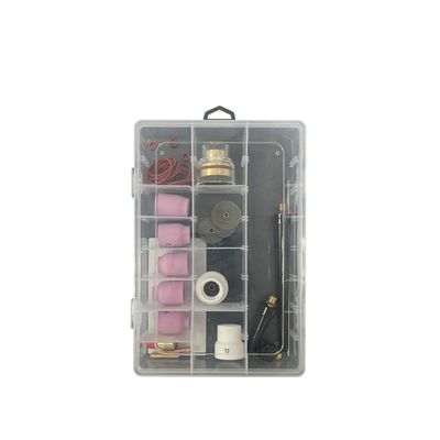 27PCS TIG Acessórios de tocha de soldagem para WP-9/20 Com um bico cerâmico de 2,4 mm de diâmetro