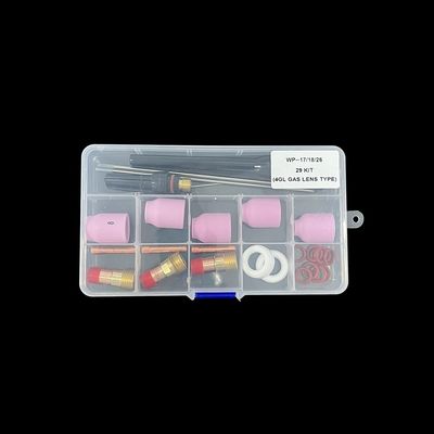Alcançar Soldas TIG Perfeitas com Acessórios de Tocha de Soldadura TIG UPPERWELD 29PCS e Lentes de Gás
