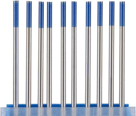 2% de Lantano TIG 1/16 3/32 1/8 de polegada x 7 10 Pacotes WC20 BLUE Electrodos de Tungstênio de Soldadura