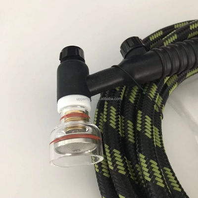 Tocha de solda WP-18 TIG personalizada com cabeça flexível e botão de interruptor resfriado a água