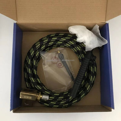 Tocha de solda WP-18 TIG personalizada com cabeça flexível e botão de interruptor resfriado a água