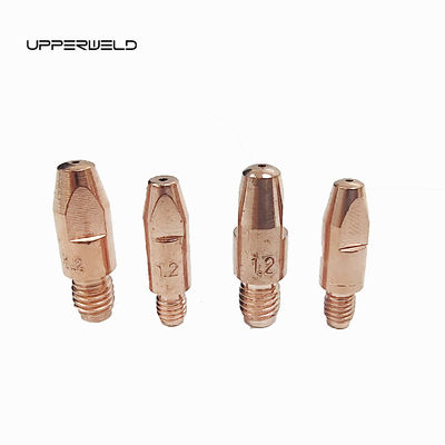 36KD/501D/40KD MIG Acessórios de tocha de soldagem M6 M8 Copper Nozzle Torch Contact Tips