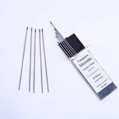 Suporte personalizado de barra 10-Pack Azul TIG Soldar Electrodos de tungstênio 2% Lanthanated WL20