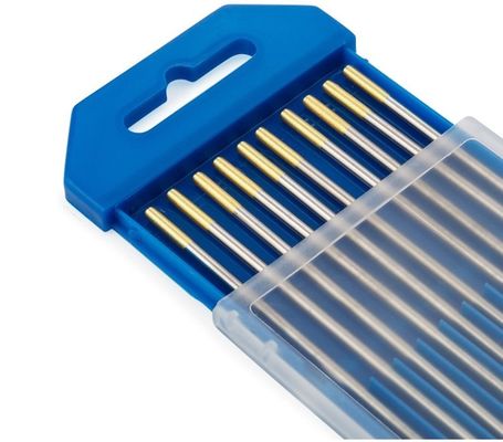 1/8' 3/32' 2% de ouro lantanado WL15 Eletrodo de tungstênio para solda STIG 10-Pack