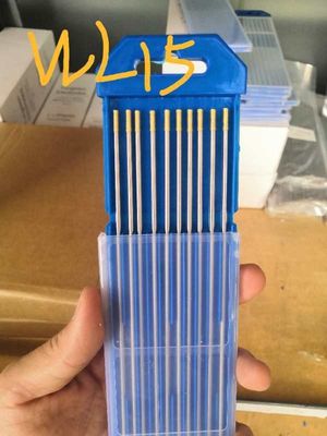 1/8' 3/32' 2% de ouro lantanado WL15 Eletrodo de tungstênio para solda STIG 10-Pack
