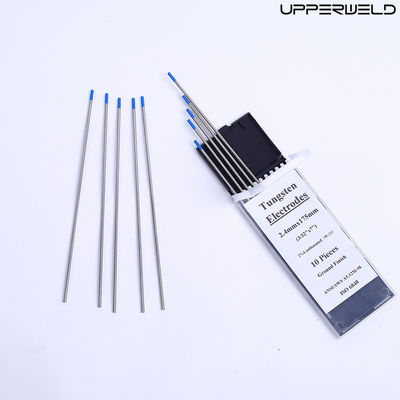 10pcs WL 20 2% Lanthanated Tungsténio Azul 175mm 1.6mm Pacote de Eletrodos para Soldadura Tig