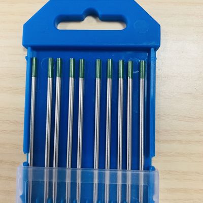 175 mm 1,6 mm Lantano Verde Tungsténio puro Tig Electrodo de Soldadura 10pcs