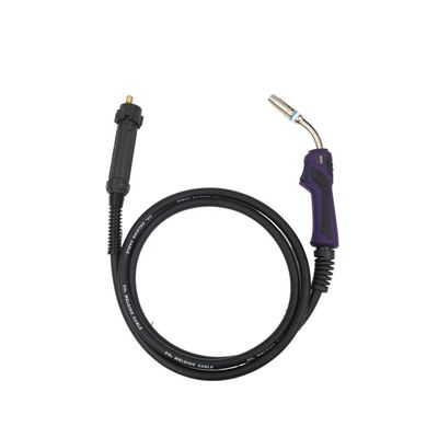 Suporte OBM personalizado Purple 25AK Air Cooled MIG Welding Torch com Euro Connector