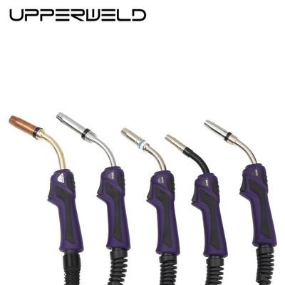 Suporte OBM personalizado Purple 25AK Air Cooled MIG Welding Torch com Euro Connector
