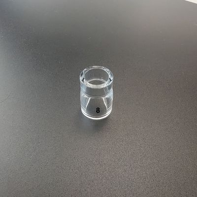 Stubby Lente de Gás TIG Kit de Taça de Soldadura para bico de vidro transparente Refrigeração de água resfriada