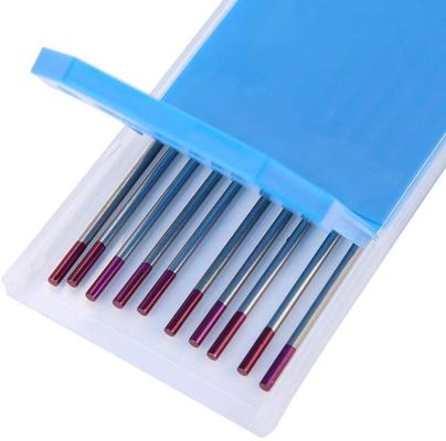 Eletrodo de tungstênio 2% torado 1/16' * 7&quot; vermelho WT20 10 pacotes para projetos de soldagem TIG