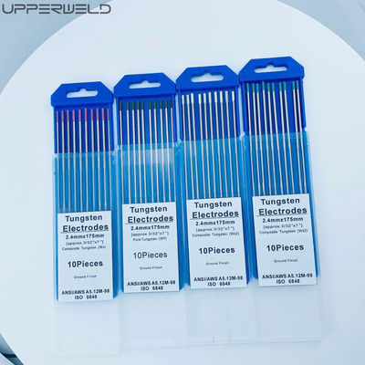 Suporte OBM Eletrodos de Tungstênio Dourado Lantanados 1,5% WL15 personalizados para solda TIG