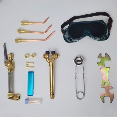 Kit versátil de solda e corte de oxigénio acetileno com tocha de gás com bocal de corte