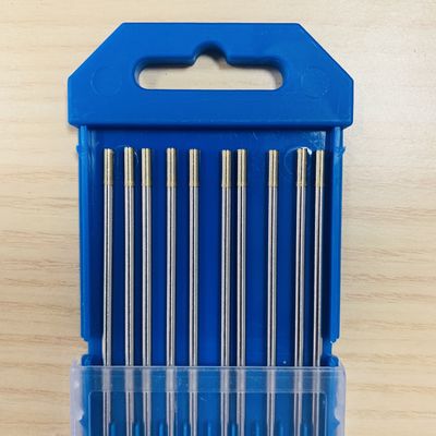 2.4mm*175mm WL15 Electrodos de Tungstênio TIG Consumíveis de Soldadura com suporte personalizado
