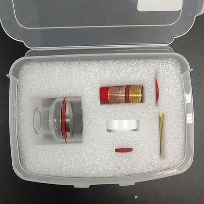 WP16 17 28 1,6 mm Lente de gás robusto 1 kg Kit de Changne grande com arrefecimento por ar e cerâmica