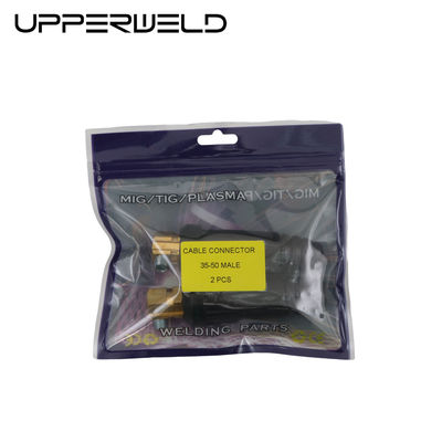 MIG Torch Acessórios Soldadura Conector de cabo de junção rápida 35-50 Conector de cabo masculino Euro Style