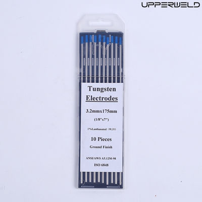 Corrente de funcionamento CC/AC WL20 2.4 mm*175 mm Eletrodos de tungstênio azul para solda TIG