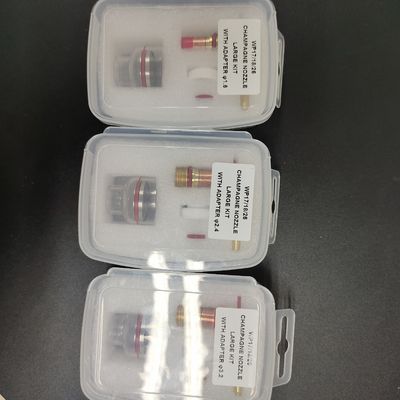 2.4 mm TIG Soldagem Tocha Stubby Lente de Gás Kit de Copo de Vidro para WP-17/18/26 Air Cooling