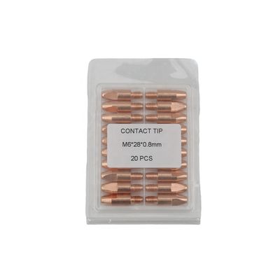 M6 28 0,8MM Acessórios para tochas de soldagem de cobre de potência a gás