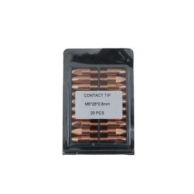 M6 28 0,8MM Acessórios para tochas de soldagem de cobre de potência a gás