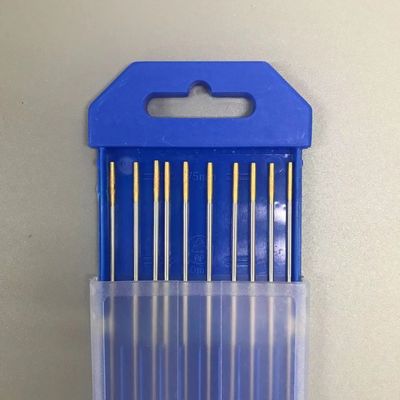 Eletrodos de tungstênio WL15 1,5% Lanthanated Golden Head 1,6 mm Para consumíveis de solda TIG