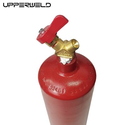 Conjunto de cilindros de acetileno C2H2 de tanque de gás de soldagem industrial personalizado