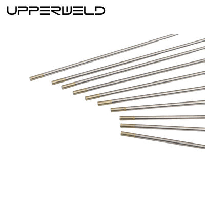 Eletrodos de tungstênio WL15 1,5% Lanthanated Golden Head 1,6 mm para solda TIG 40-240
