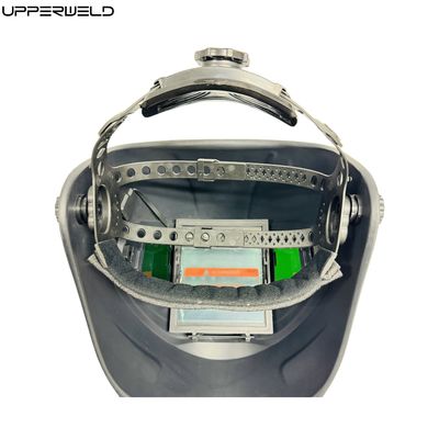 Casco de solda Auto escurecimento resistente ao calor Alarme de baixo volume Área de visão 103 X 90mm