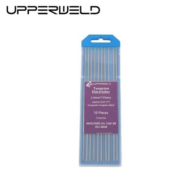 175 mm 2,4 mm TIG Electrodos de Soldadura Compostos Tri-mix Turquesa Ws2 10-Pack para Soldadura