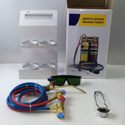 Kit profissional de tochas de corte de acetileno por oxigénio de latão para ferramentas de soldagem e corte