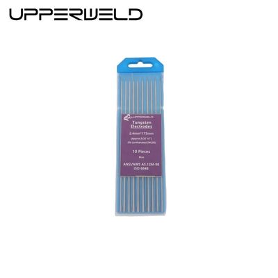 2.4mm 3/32 Inch WL20 TIG Soldagem Rod 10-Pack 175 150mm 2% Lanthanated Tungstênio Electrodes