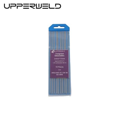 TIG Soldadura 2% Lanthanated Tungsten Rod Gold WL15 10-Pack 175 150mm 2.4mm 3/32 polegadas