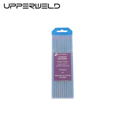 Composição TIG Soldadura Ws Electrodos de Tungstênio Pink Ws 10-Pack 175 150mm 2.4mm 3/32 Inch