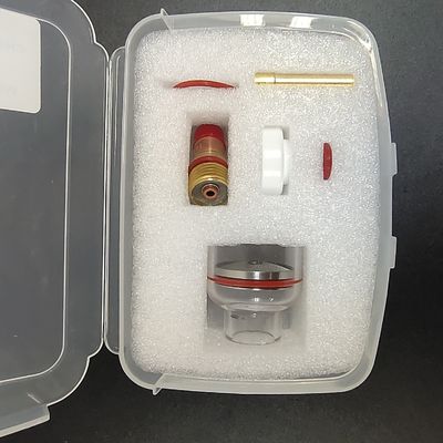 Peças de tocha de soldadura de tig limpo WP-17/18/26 Bocal de champanhe Kit grande Tig Acessórios