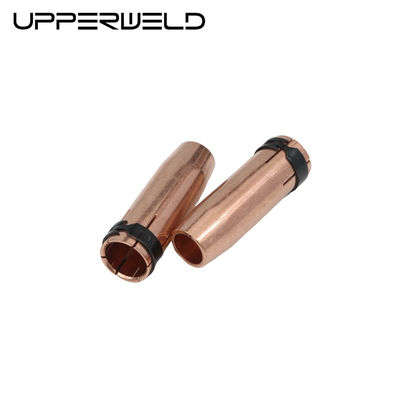 Nozzle de solda a gás MIG MAG resfriado a ar com ponta de contato do difusor de gás comprimento 75.96mm