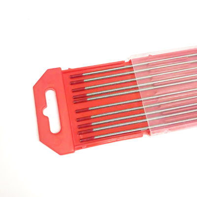 Rodas de solda ponta vermelha 2.4mm*175mm TIG Acessórios de soldagem para corrente de soldagem 40-230A