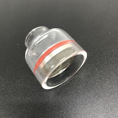 WP-9/20 Kit de bico de quartzo claro de champanhe grande para acessórios de soldagem Tig de 2,4 mm