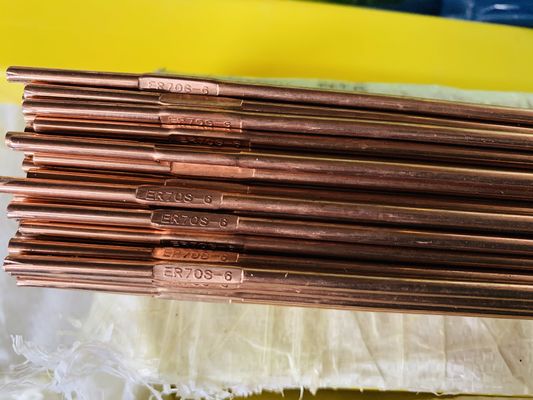 1.6mm*1000mm ER70S-2 Barras de soldadura de fio de cobre de soldadura de enchimento de metal