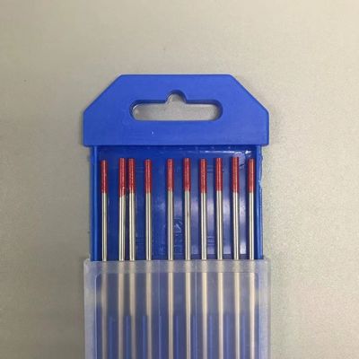 2.4mm*175mm WT20 Eletrodos de tungstênio para tocha de soldagem TIG Red Tip Suporte personalizado
