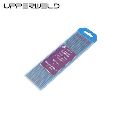 WT20 Eletrodos de tungstênio para soldagem TIG 2% Thoriated Red 10-Pack 175 2.4mm 3/32 Inch