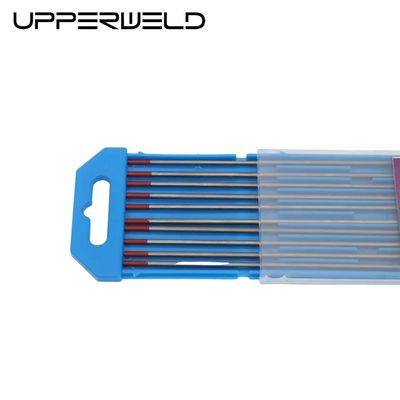 WT20 Eletrodos de tungstênio para soldagem TIG 2% Thoriated Red 10-Pack 175 2.4mm 3/32 Inch