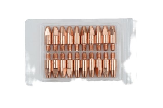 M6 28 1.2MM Potência de gás Mig de cobre acessórios de tocha de solda