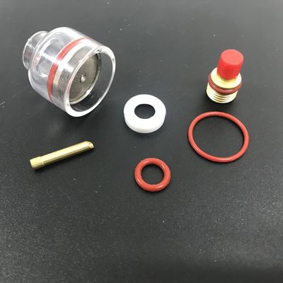 WP9 20 2.4MM TIG Soldagem Tocha Lente de gás estufado com bocal de vidro ODM ajuda personalizada