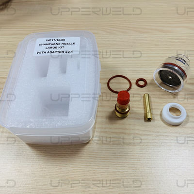Acessórios TIG Pyre TIG Soldagem Tocha Lente de gás 10 Kit de Taça Pyrex para Tig WP-17/18/26 Tocha
