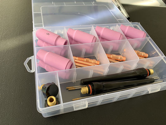 Kit de consumíveis de tocha de soldagem TIG personalizado para PTA DB SR WP 17 18 26 13N 53N 54N