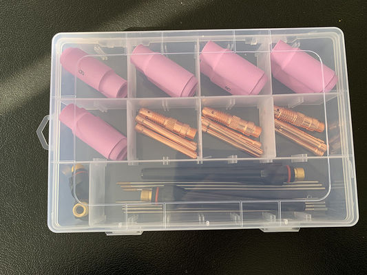 Kit de consumíveis de tocha de soldagem TIG personalizado para PTA DB SR WP 17 18 26 13N 53N 54N